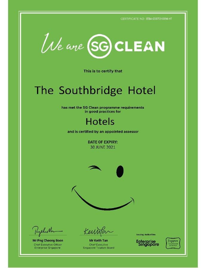 The Southbridge Hotel Singapore Exteriör bild